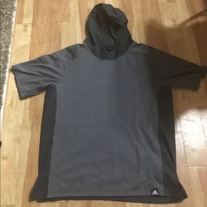 Adidas Climalite Short Sleeve Hoody Shirt XL